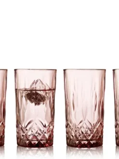 Lyngby Astiat|lasi Highball Sorrento 38 cl 4 kpl/pkt Pink