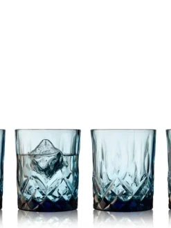 Lyngby Astiat|viskilasi Sorrento 32 cl 4 kpl/pkt Blue