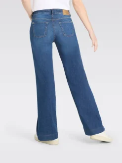 Mac Farkut|farkut Wide Auth.Stretch Denim Fashion Blue Washed D620