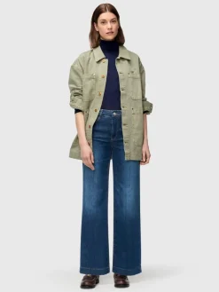 Mac Farkut|farkut Wide Auth.Stretch Denim Fashion Blue Washed D620