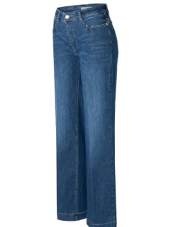 Mac Farkut|farkut Wide Auth.Stretch Denim Fashion Blue Washed D620