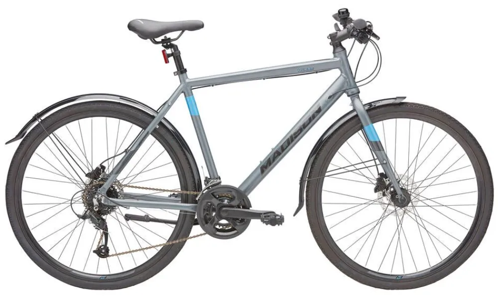 Madison Miesten Pyörät|hybridipyörä Quest Men 28'' 16-v. 53 cm grafiitin harmaa