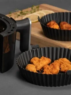Air fryer silikonivuoka 18,5x14,5 cm><noscript><img width=