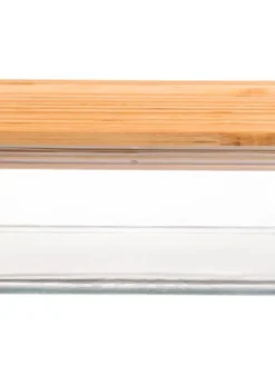 Maku Ruoansäilytys Ja Järjestys|säilytysrasia 1,52 L lasi/bambu