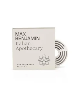 Max Benjamin Tuoksukynttilät Ja Huonetuoksut|Kynttilät Ja Huonetuoksut|autotuoksun täyttöpakkaus Italian Apothecary