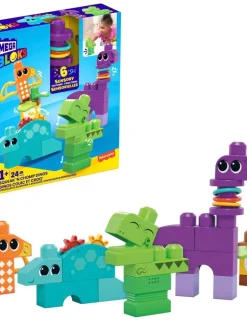 Mega Bloks Vauva- Ja Taaperolelut|Squeak 'N Chomp Dinos