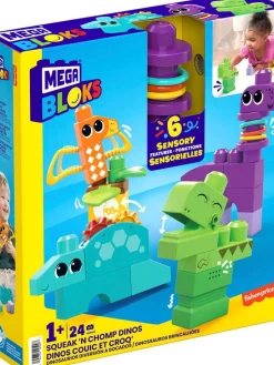 Mega Bloks Vauva- Ja Taaperolelut|Squeak 'N Chomp Dinos