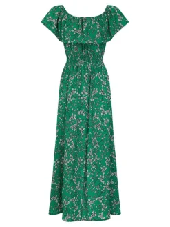 Mela London Vapaa-Ajan Mekot|mekko ML5981 maxi Vihreu00e4