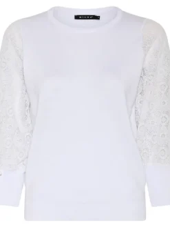 MICHA Neulepuserot|neule 178 115 White 01 / valkoinen