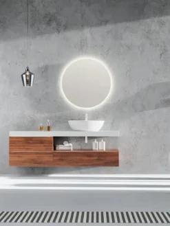 peili Franzi Ø60 cm LED-valolla><noscript><img width=