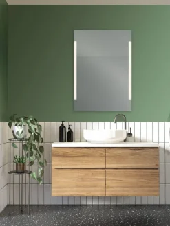Mirrors and More Kellot Ja Peilit|peili Lucy LED-valolla 50 x 70 cm peililasi