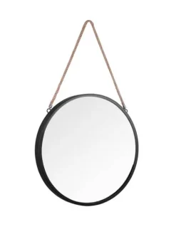 peili Taira Ø40 cm musta narulla>Mirrors and More Discount