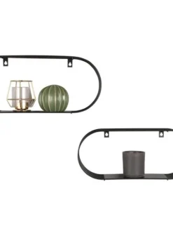 seinähyllysetti Joyce 2-pack musta><noscript><img width=