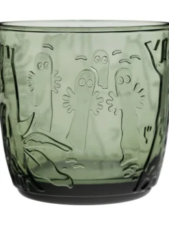 Moomin Astiat|Arabia juomalasi 28 cm havunvihreä 2 kpl