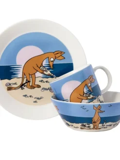 Moomin Astiat|Arabia lautanen Ø 19 cm Nipsu rannalla