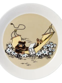 Moomin Astiat|Arabia lautanen Ø 19 cm Piisamirotta luolassa