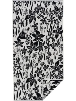 Arabia pyyhe 70x140 cm Lilja musta>Moomin Online