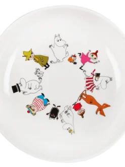 Moomin Lastenhuone|Astiat|Hahmot lautanen syvä 17 cm melamiini