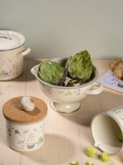 Muumi Ruoansäilytys Ja Järjestys|emalipurkki korkkikannella Bon Appétit 1,3 L