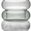 Rinkeli kynttilälyhty/maljakko harmaa 18,5 cm>Muurla