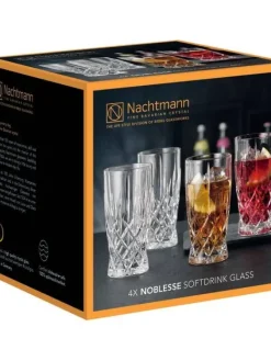 Nachtmann Astiat|lasisetti Noblesse Softdrink 4 kpl
