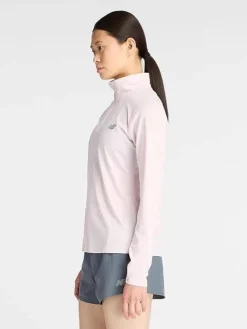 New Balance Treenivaatteet|paita Sport Quarter Zip W PINK GRANITE