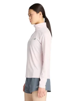 New Balance Treenivaatteet|paita Sport Quarter Zip W PINK GRANITE