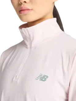 New Balance Treenivaatteet|paita Sport Quarter Zip W PINK GRANITE