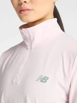 New Balance Treenivaatteet|paita Sport Quarter Zip W PINK GRANITE