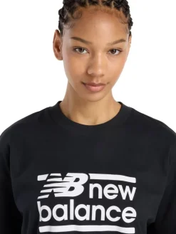 New Balance Paidat, Neuleet Ja Topit|t-paita Sport Oversized Graphic W Black