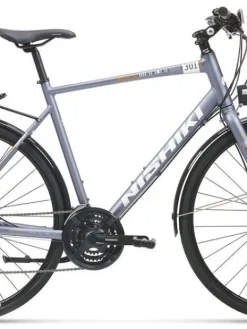 Nishiki Miesten Pyörät|hybridipyörä 301 28'' 24v 56  mattaharmaa