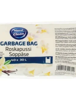 Nord Clean Puhdistus Ja Siivous|roskapussi tuoksullinen 30 l 40 kpl lajitelma