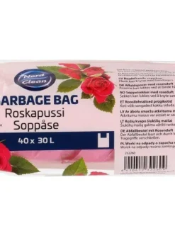 Nord Clean Puhdistus Ja Siivous|roskapussi tuoksullinen 30 l 40 kpl lajitelma