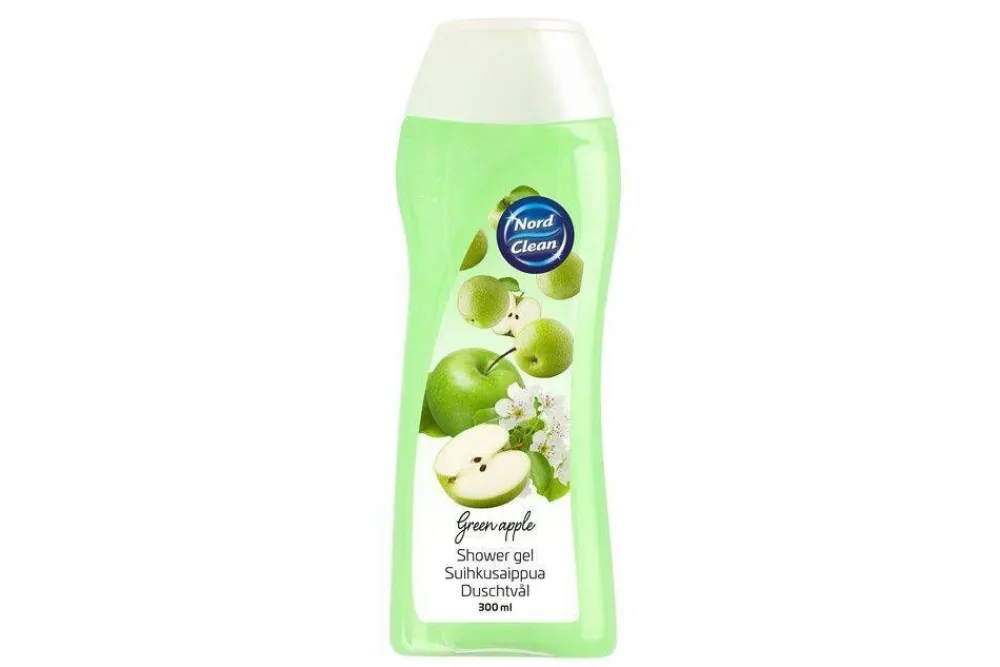 Nord Clean Kylpyhuonetarvikkeet|Ihonhoito|suihkusaippua omena 300 ml