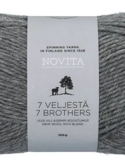 7 Veljestä lanka 100 g 048 kallio>Novita Outlet