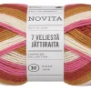 7 Veljestä Raita lanka Jättiraita 150g 8271 ilta-auri>Novita Online