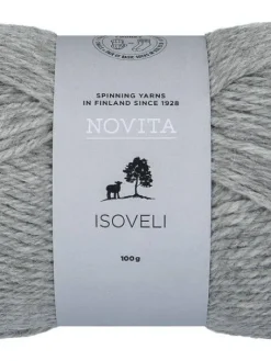 Novita Kankaat Ja Käsityötarvikkeet|Isoveli lanka 100 g 043 kivi