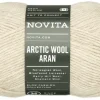 Novita Kankaat Ja Käsityötarvikkeet|lanka Arctic Wool Aran 100g 631 poro