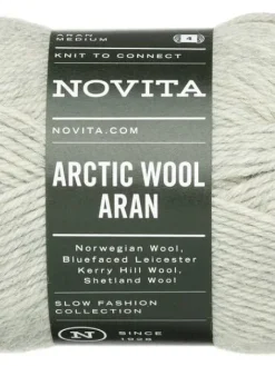 Novita Kankaat Ja Käsityötarvikkeet|lanka Arctic Wool Aran 100g 443 tuulenvire