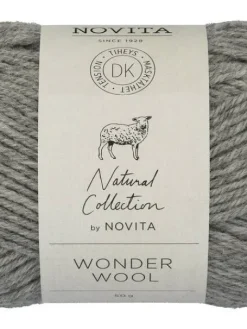 Novita Kankaat Ja Käsityötarvikkeet|lanka Wonder Wool 50 g 043 kivi