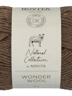 Novita Kankaat Ja Käsityötarvikkeet|lanka Wonder Wool 50 g 068 metsäsieni