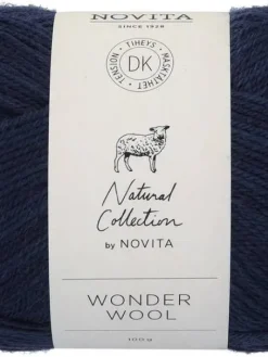 Novita Kankaat Ja Käsityötarvikkeet|lanka Wonder Wool 50 g 163 iltahämärä