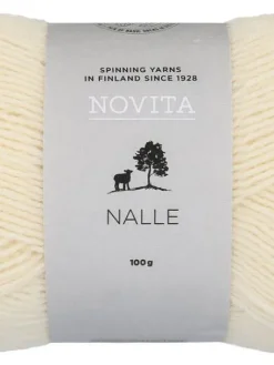 Nalle lanka 100 g 010 luonnonvalkoinen>Novita Outlet