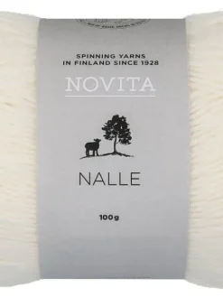 Novita Kankaat Ja Käsityötarvikkeet|Nalle lanka 100 g 011 valkoinen
