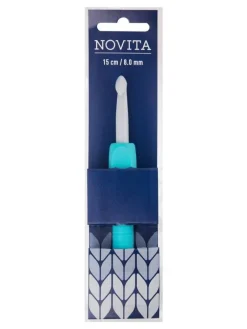 Virkkuukoukku ergonominen 15 cm 8.0>Novita Hot