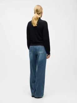 Object Neulepuserot|neule Objthess L/S Bow Black