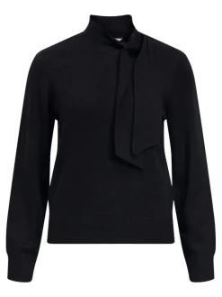 Object Neulepuserot|neule Objthess L/S Bow Black