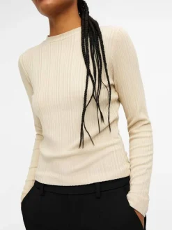 paita Objadrianna L/S O-Neck>Object Discount