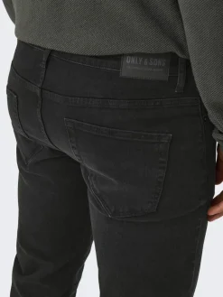 Only & Sons Farkut|farkut Onsweft Black denim