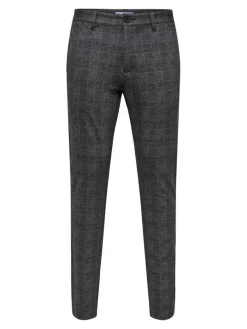 Only & Sons Housut|housut Onsmark Slim Check Black